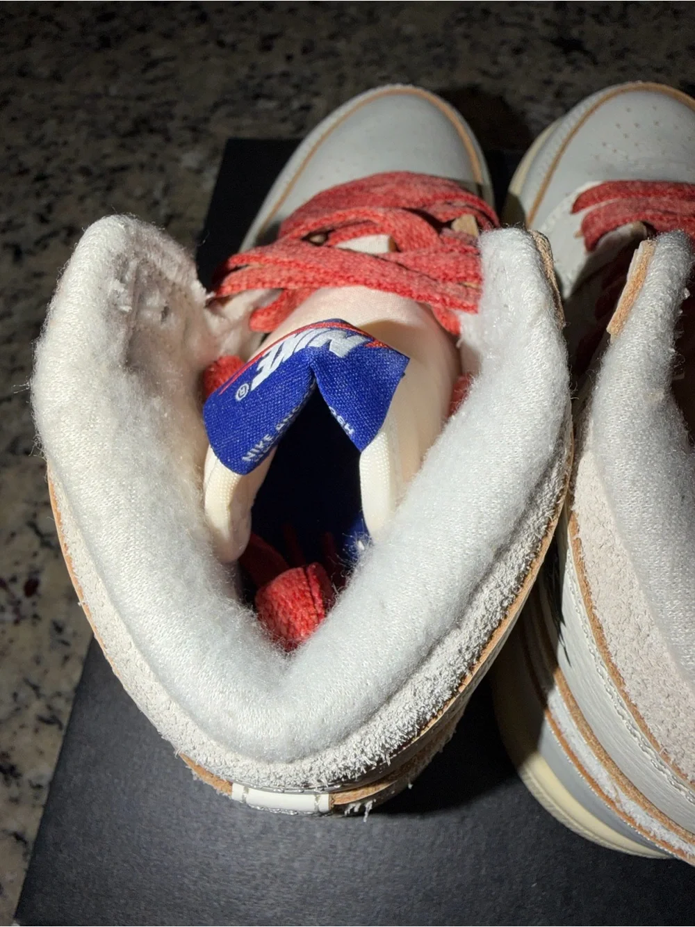 Size 13c Jordan 1 Retro High OG Rare Air Sail Cinnabar (PS) SKU FD2597-100